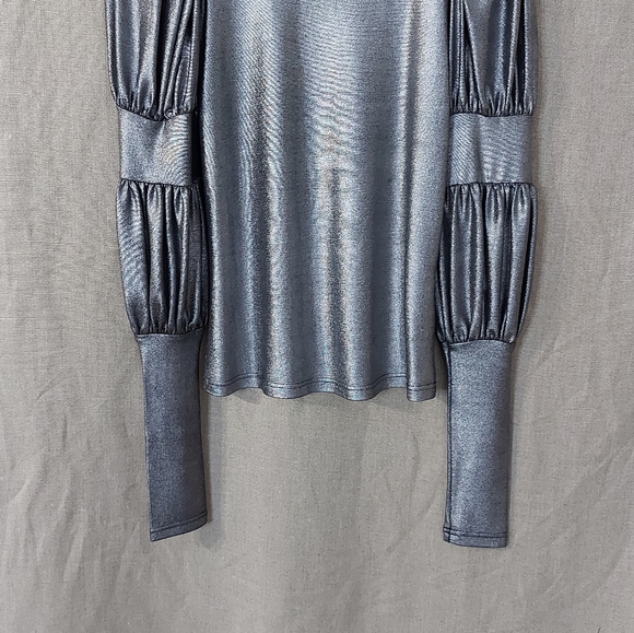 STYLE MAFIA blouse size small Long sleeves color - Picture 13 of 16